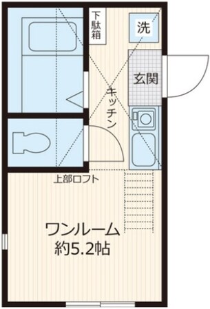 ヒルズ反町B棟の物件間取画像